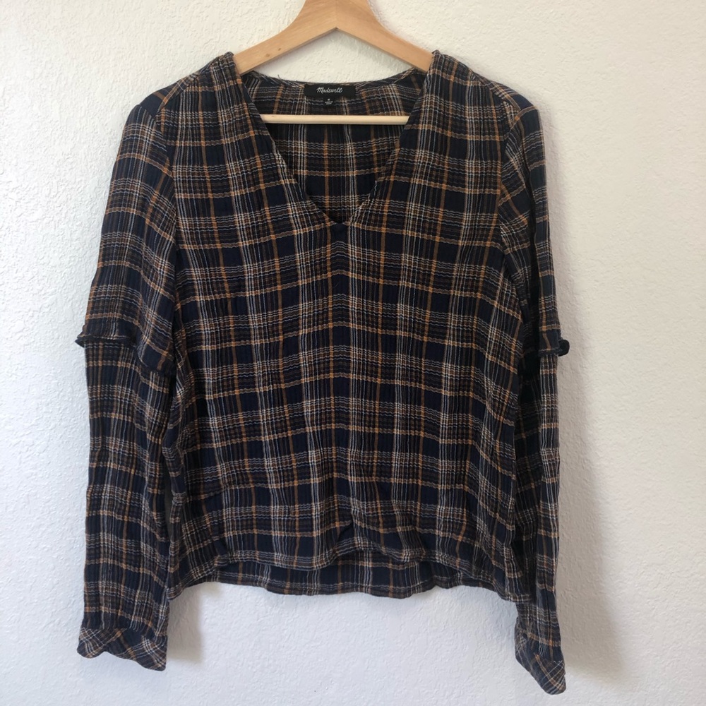 Plaid Blouse